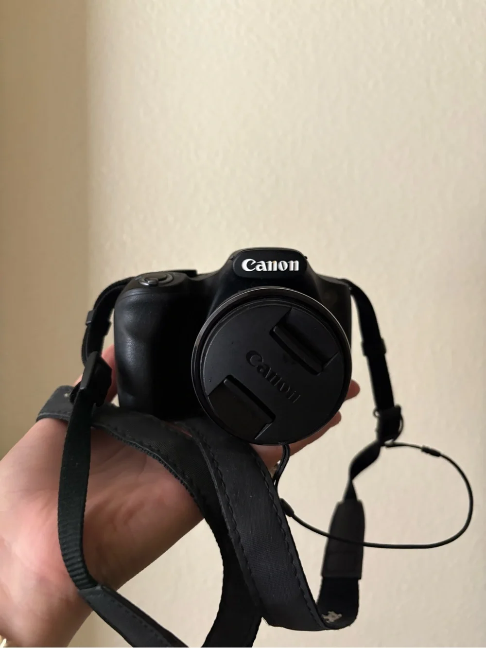 Canon Black Digital Camera with Strap
